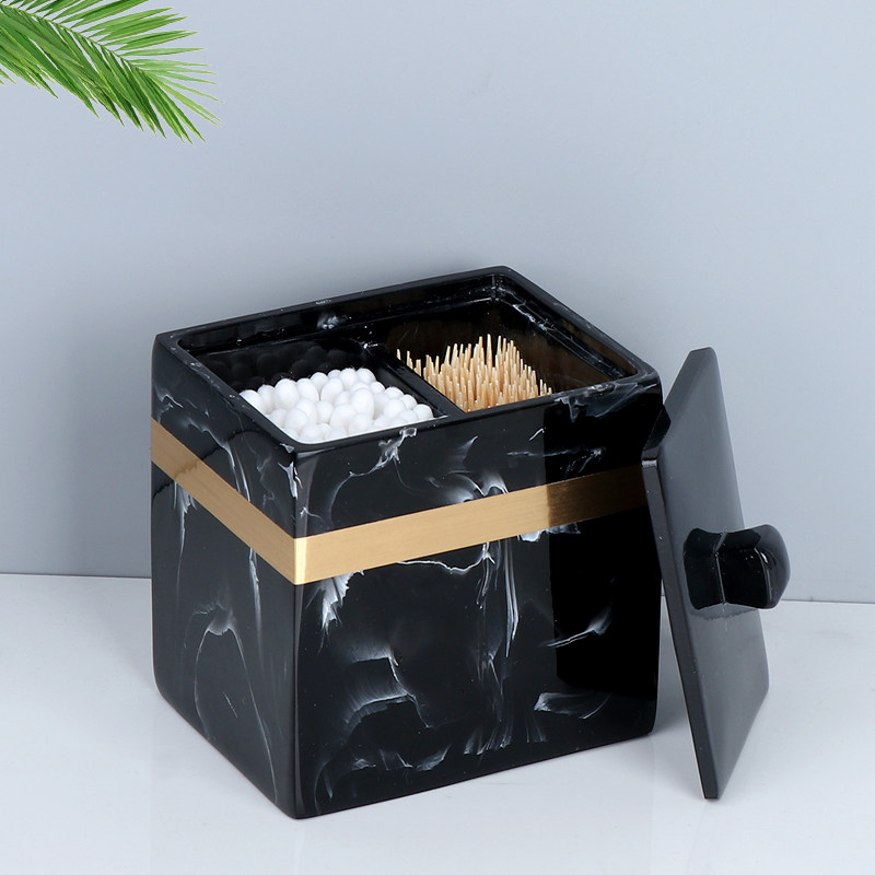 北欧风牙签盒棉签收纳盒桌面梳妆台化妆棉收纳盒客厅创意牙签盒,收纳整理,牙签盒,淘宝优惠券,粉丝福利购,淘宝优惠卷