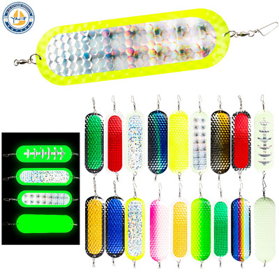 9IN钓鱼闪光器金属鱼饵勺型