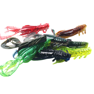 新型日本甲虾软饵10cm 10.5g虾型软饵路亚饵鱼饵假饵仿生饵路亚饵