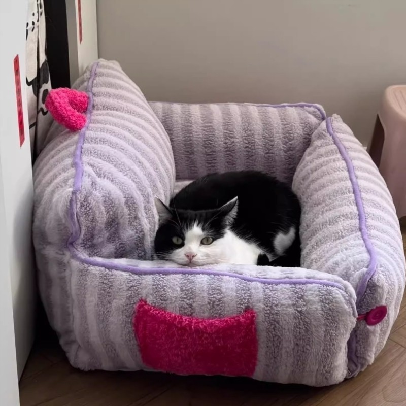 猫窝猫沙发冬季保暖睡垫可水洗开放式四季通用小型犬狗窝宠物用品,宠物/宠物食品及用品,猫窝/屋/帐篷/沙发,淘宝优惠券,粉丝福利购,淘宝优惠卷