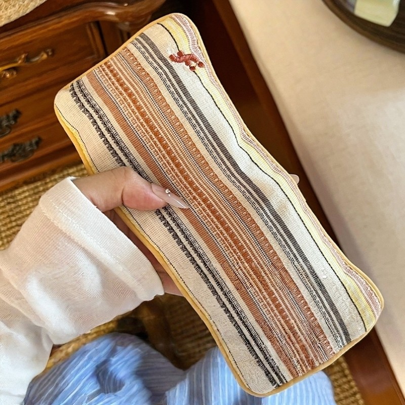 微重力眼罩助眠缓解眼疲劳眼枕舒缓草木无绑带眼罩遮光棉麻可拆洗