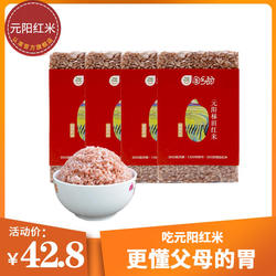 云南元阳哈尼梯田红米农家自产食用米五谷杂粮红大米糙米粮食4斤