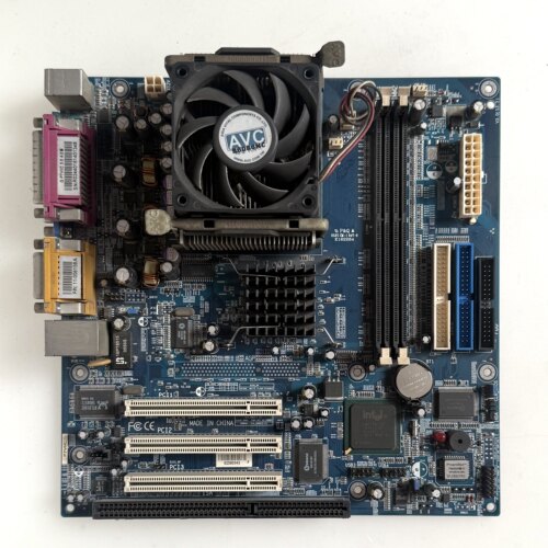 线切割主板联想 QDI P7LI -a845 带网卡卡槽 联想845 CPU 风扇
