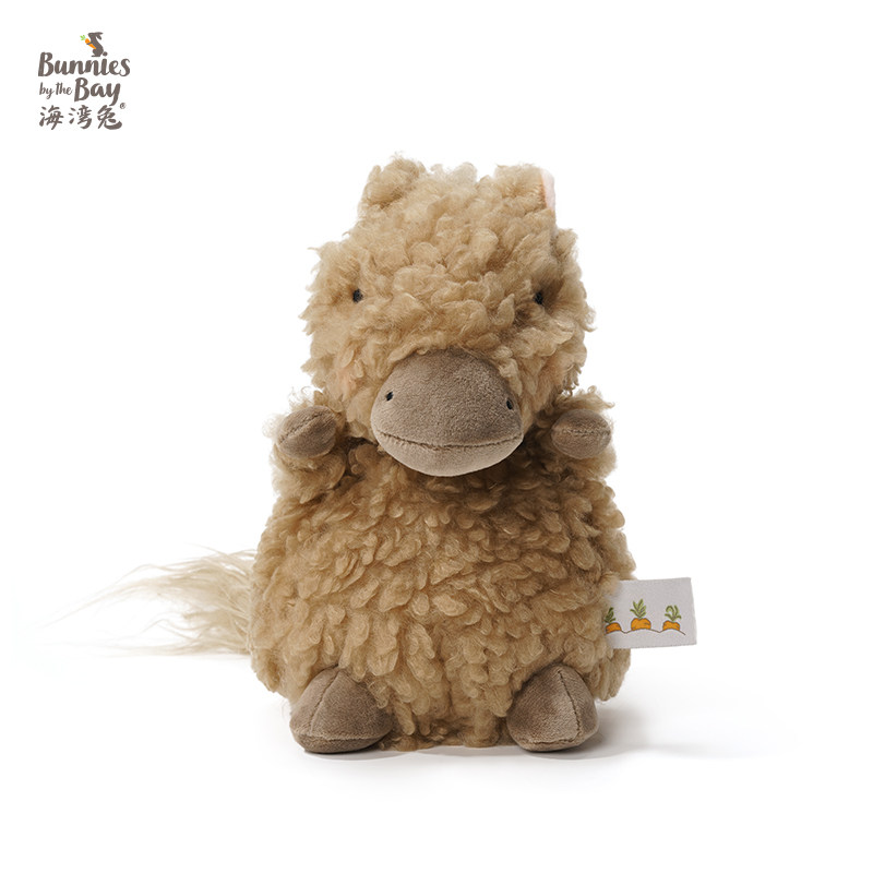 海湾兔Bunnies 卷毛棕色小马毛绒玩偶生肖马公仔萌趣摆件新年礼物,玩具/童车/益智/积木/模型,毛绒/玩偶/公仔/布艺类玩具,淘宝优惠券,粉丝福利购,淘宝优惠卷