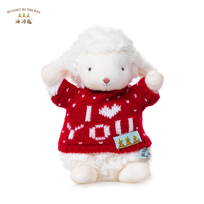 海湾兔bunnies by the bay小羊公仔衣服可爱玩偶女生礼物毛绒玩具