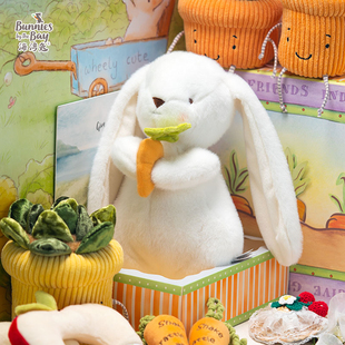 海湾兔bunnies兔年玩偶公仔小兔子安抚毛绒玩具布偶娃娃可爱礼物