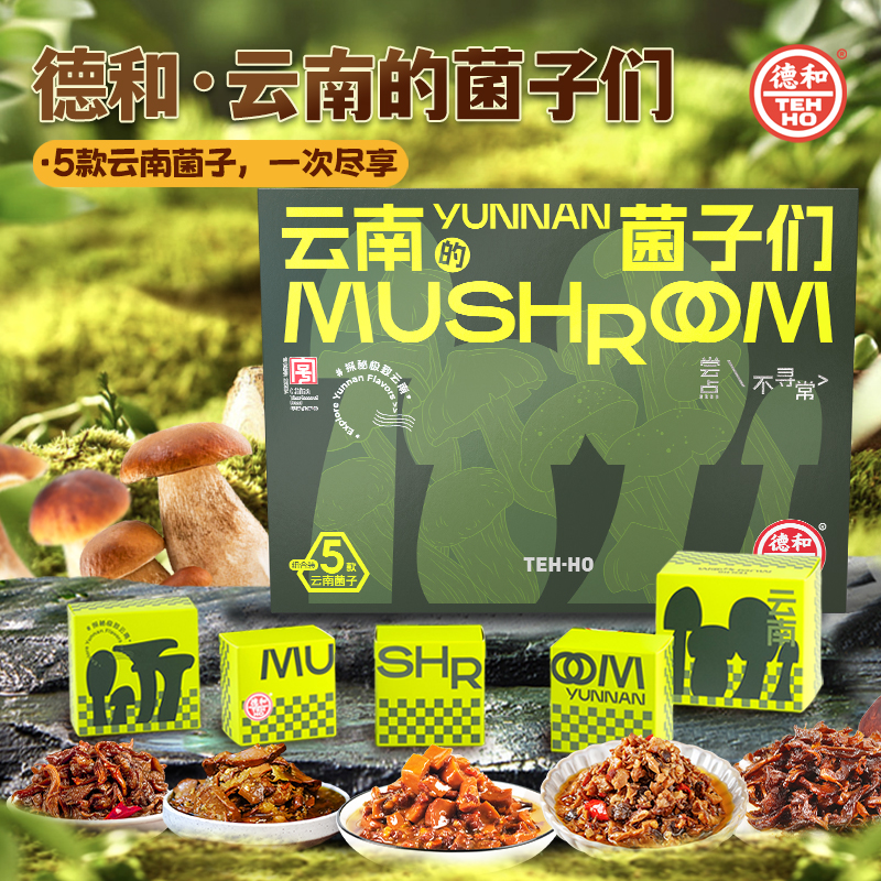 德和云南菌子礼盒伴手礼云南特产