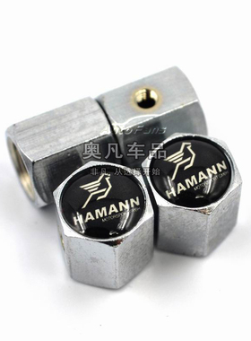 奔驰宝马改装哈曼HAMANN车标防盗轮胎气门嘴帽盖罩气门芯套