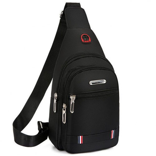 2025新款防水耐磨胸包男士牛津布小背包潮帆布尼龙胸前单肩斜挎包