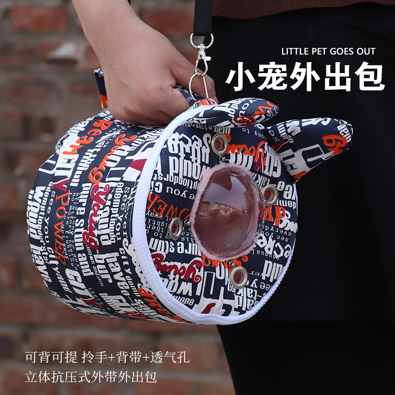 蜜袋鼯外带包夏季透气刺猬松鼠荷兰猪龙猫外出用品冬季保暖太空舱