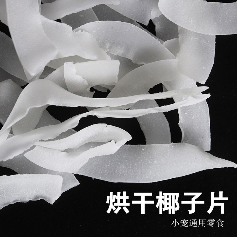 刺猬松鼠飞鼠龙猫仓鼠蜜袋鼯零食用品小椰子片风干椰子丝美味适口