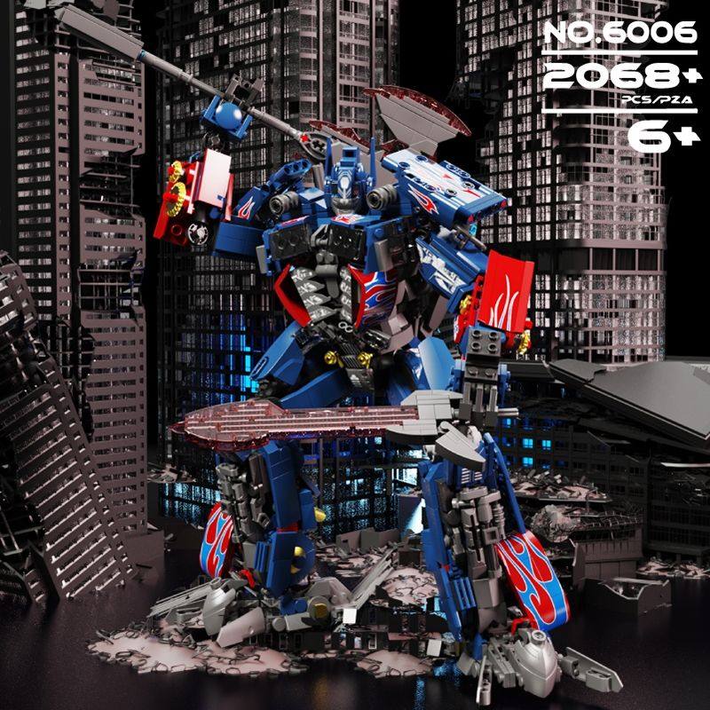 QINGTIANZHU BUMBLEBEE 변형 자동차 로봇 어린이 조립 중국어 빌딩 블록 소년 장난감 선물 모델