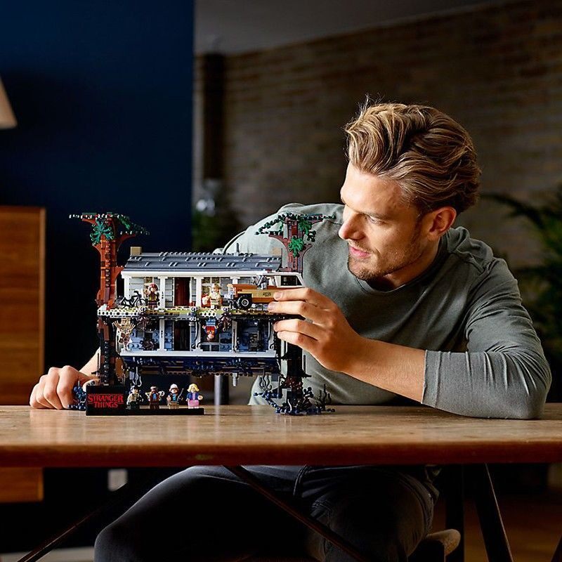 큰 영화 낯선 것들 거꾸로 세계 75810 어려운 어린이 조립 중국어 빌딩 블록 장난감 11538