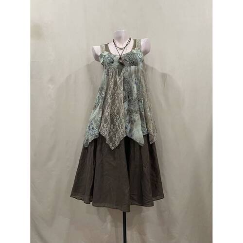 vintage古早森系背心上衣+半裙套装女夏小众中古气质高级感两件套