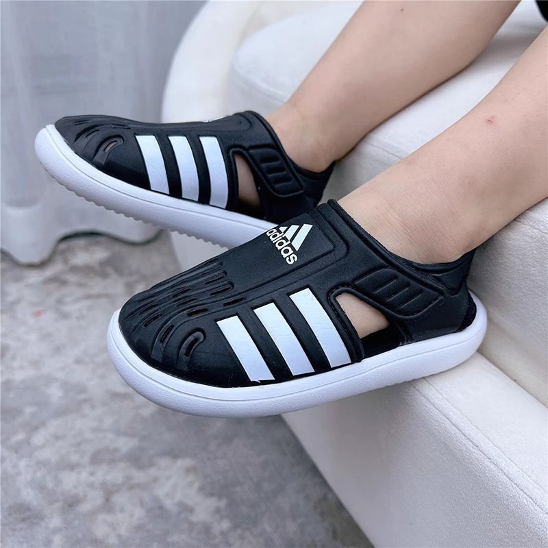 阿迪达斯运动童鞋正品WATER SANDAL I户外透气休闲包头凉鞋GW0391