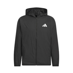 adidas UPF 凉感UPF50+拒水轻薄防泼连帽长袖夹克外套男女KA9300