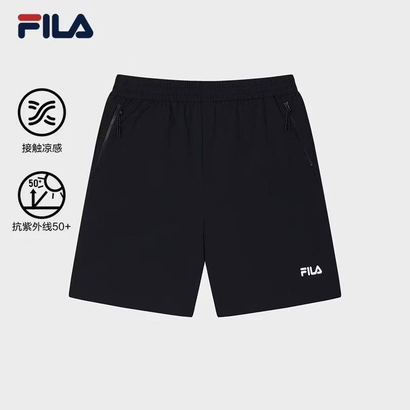 FILA 斐乐2026年夏季新款男子运动休闲宽松梭织短裤 F51M629899