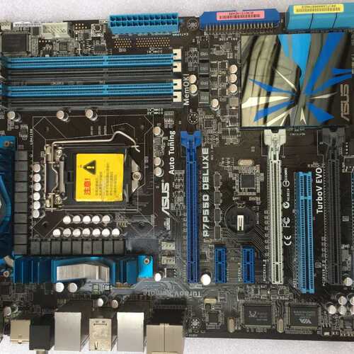 P7P55D Deluxe主板 1156针大板 支持i3 530 i5 760 i7870k议价