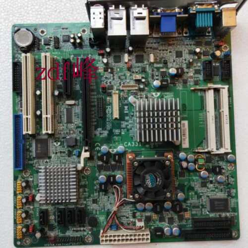 CA331 T3100集成CPU 双网卡 工控设备机主板 包好 实物图议价