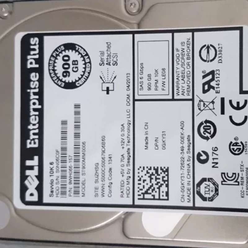 / 900G SAS 10K GKY31硬盘EQUALLOGIC ST900MM0006服务器议价
