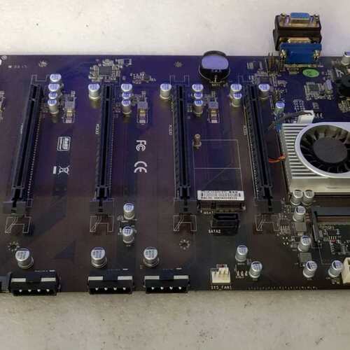 Onda/昂达D1800-BTC J1800/N2840双核主板 6显卡主板只支持A卡议
