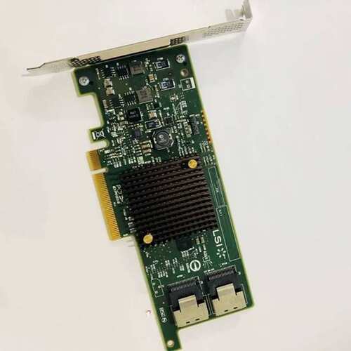 LSI SAS9205-8i 阵列卡 IT直通HBA pcie SAS2308通道卡 H220议价