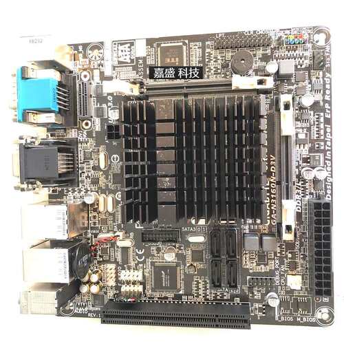 GA-N3160N-D3V 主板 17X17迷你小板 四核器 双千兆 议价