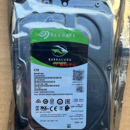 酷鱼 ST6000DM003 2CY186 6T SATA 3.5 6TB 台式 监控硬盘议价