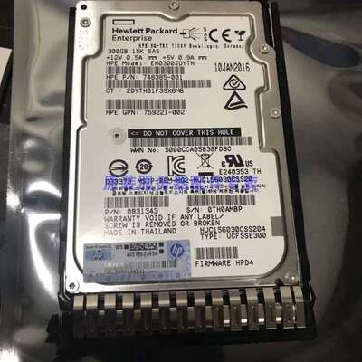 300GB 12G SAS 15K 2.5 SFF 759208-B21 759546-001 硬盘议价