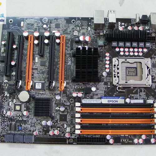 爱普生X58主板 1366针 独立大 4PCI-E显卡槽 全固态豪华做工 议价