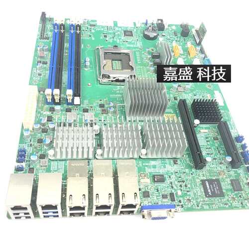 X10SLH-N6-ST03主板 电口 支持E3-V3 DDR3内存 实物测试好议价