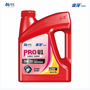 10W 金冷汽车润滑油SL级合成技术发动机油PROU1均衡稳定5W