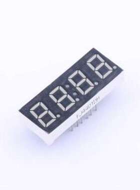 FJ4401DH LED数码管 4位0.4英寸 共阳红光 秒点 数码管 插件