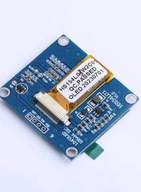 HS154L03W2C01 OLED显示屏 1.54'1.54寸 128*64 OLED显示屏 I2C通