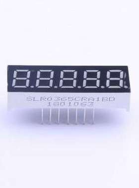 SLR0365CRA1BD/AFN-3651A LED数码管 5位0.36英寸红色数码管 共阳