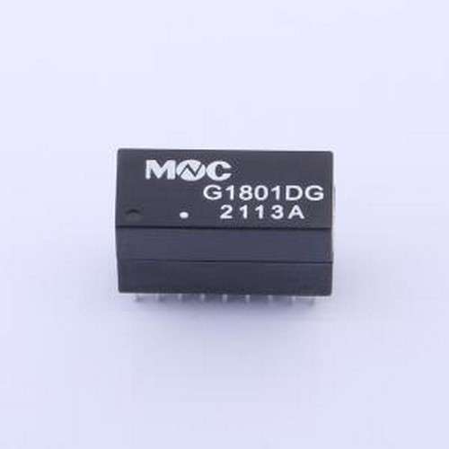 G1801DG 网口变压器 G1801DG 插件,17.3x9mm