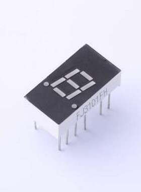 FJ3101FH LED数码管 1位0.3英寸共阳红光 3、14公共脚 左右脚 数