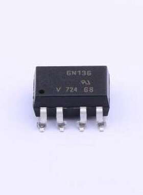 6N136-X007T 逻辑输出光耦 DC输入 1通道 隔离电压(rms):5300V SO