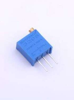 3296W-1-204LF 可调电阻/电位器 200kΩ ±10% SIP-3P,9.5x4.8mm