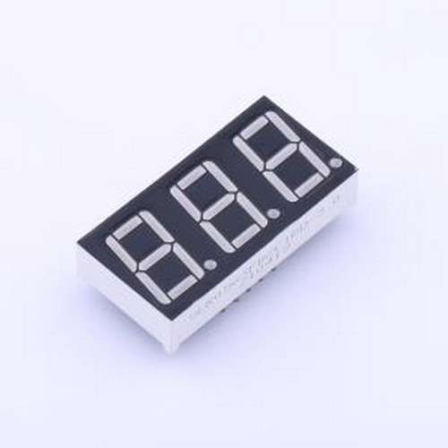 SLR0563FB2C1BD-3.0 LED数码管 0.56英寸,三位,蓝光,共阴LED数码