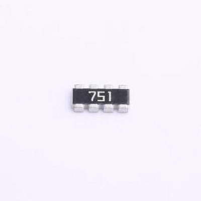 YC324-JK-07750RL 排阻 750Ω ±5% SMD-8P,3.2x5.1mm