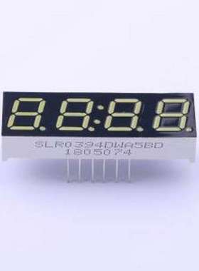 SLR0394DWA5BD LED数码管 4位0.39英寸白色数码管 共阳极 插件