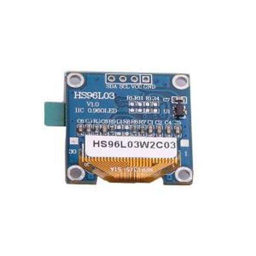 HS96L03W2C03 OLED显示屏 0.96寸OLED显示屏窄白光IIC