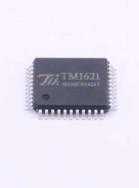TM1621 LCD驱动 电压2.4V~5.2V 配置32x4bit的LCD驱动 LQFP-44(10