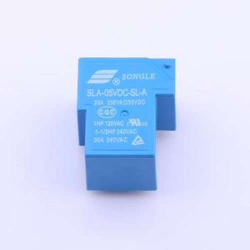SLA-5VDC-SL-A 功率继电器 蓝色 插件,27.6x32mm
