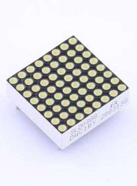 SLD0888DWC1BY LED点阵屏 8x8位共阴极白色LED点阵 插件