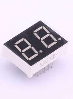 FJ5202BH LED数码管 2位0.5英寸红色数码管 共阳极 插件