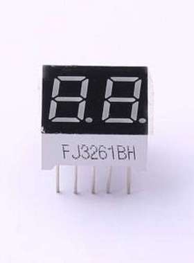 FJ3261BH LED数码管 2位0.36英寸红色数码管 共阳极 插件
