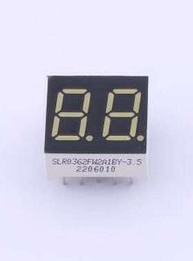SLR0362FW2A1BY-3.5 LED数码管 SLR0362FW2A1BY-3.5 插件