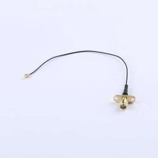 FL2SMAK 射频连接线 IPEX B140 双孔法兰SMA母头转一代 RG0.81